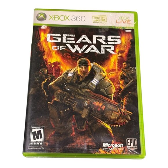 Gears of War Xbox 360 Video Game Complete Manual Tested Microsoft Epic Games - Picture 1 of 10